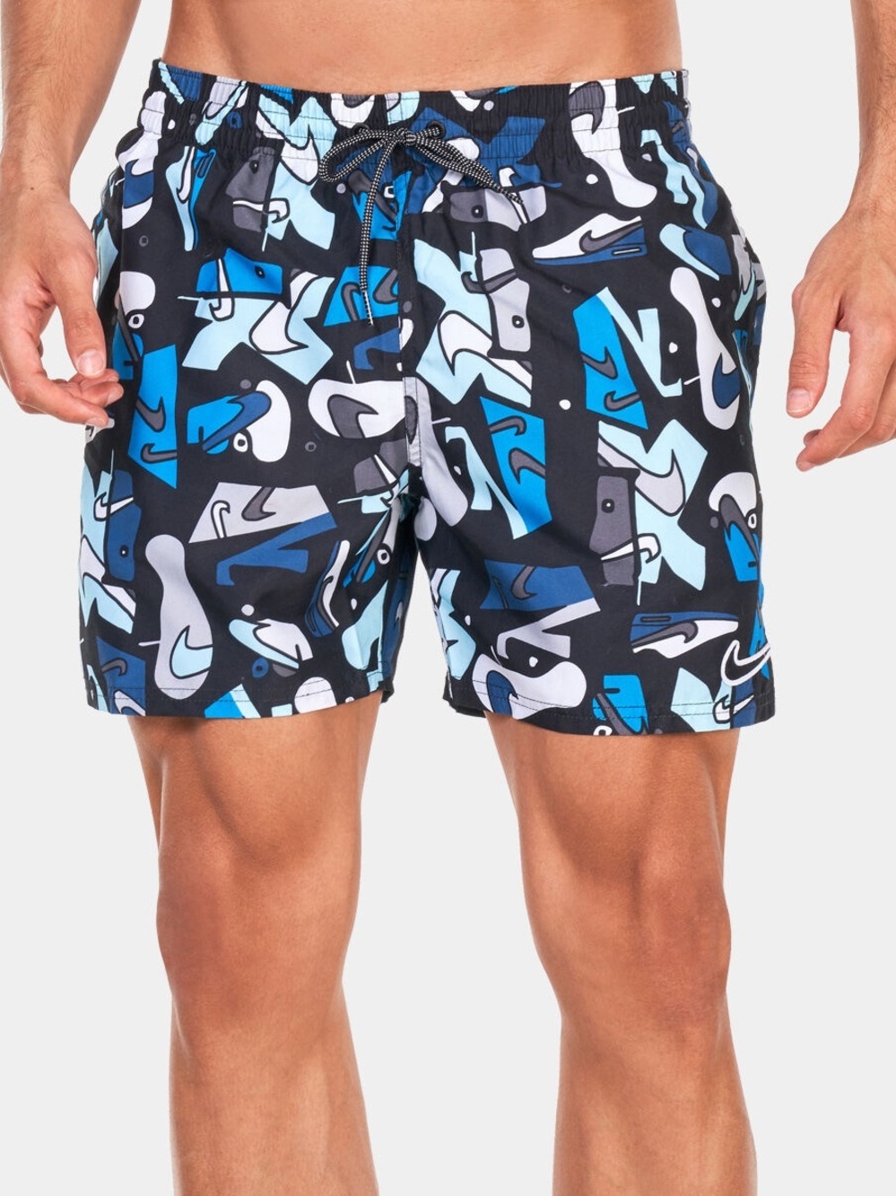 Nike Swimming Icon 5 inch Flip Flop Volley swim shorts trunks blue size XL beach